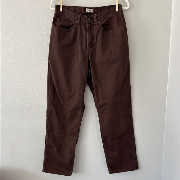 L.L. Bean Vintage Brown Denim High Waisted Jeans - Picture 1 of 5